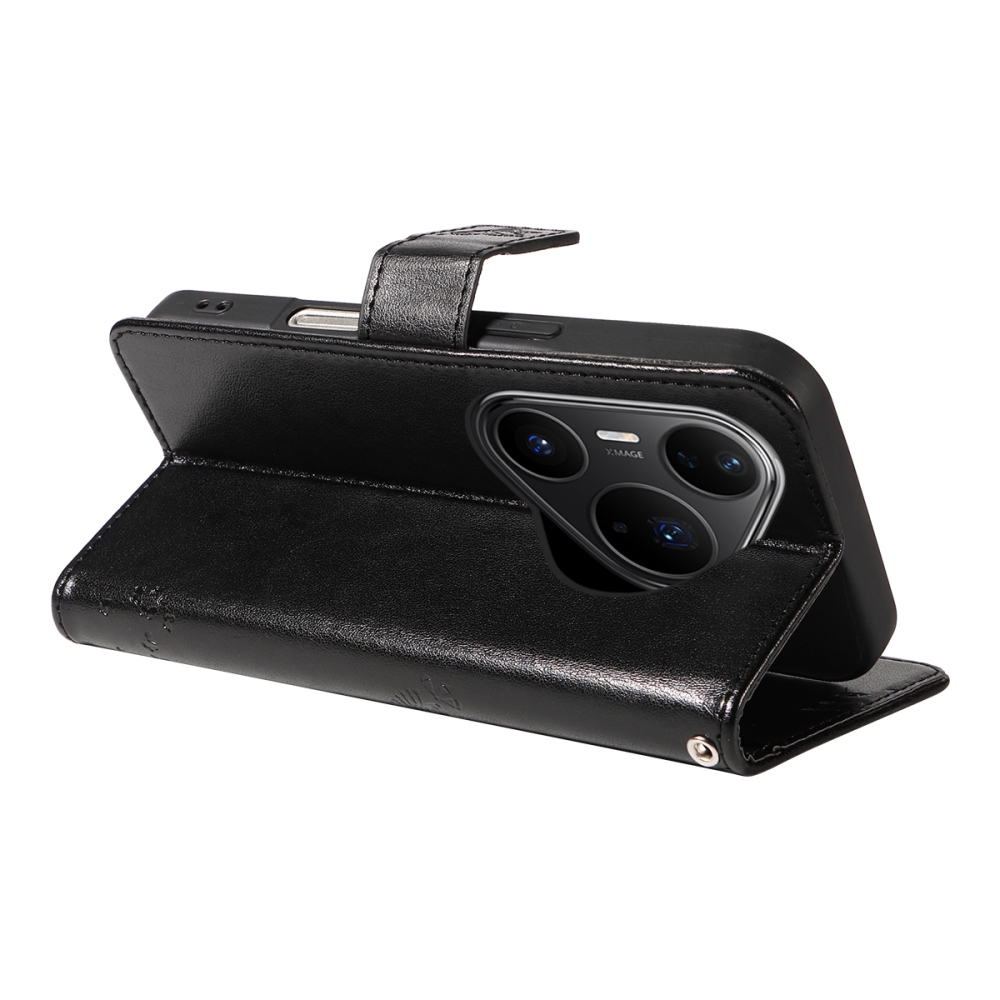 Trees knižkové puzdro na Huawei Pura 80 Pro - čierne