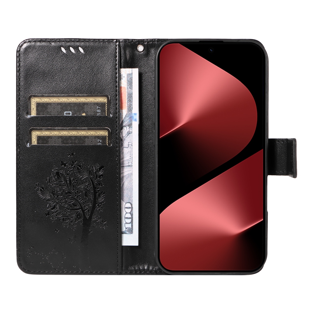 Trees knižkové puzdro na Huawei Pura 80 Pro - čierne