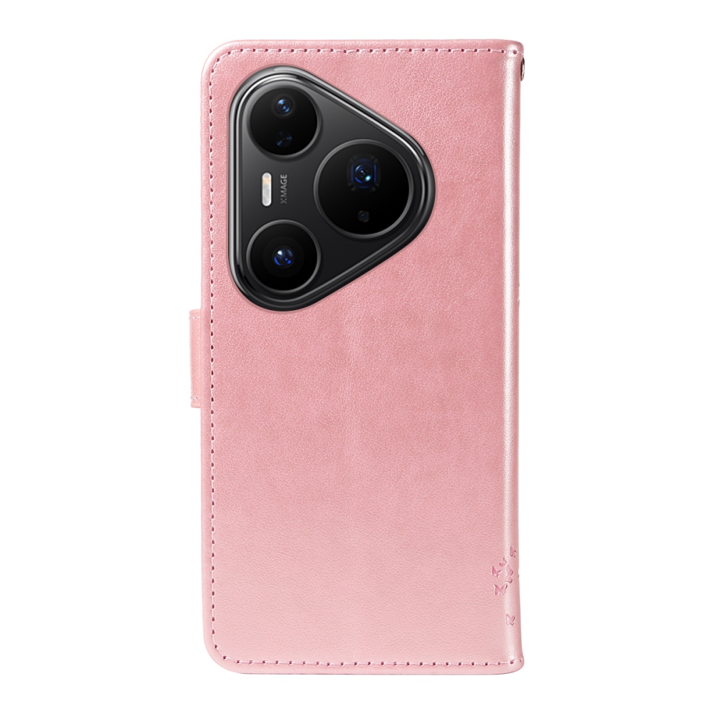 Trees knižkové puzdro na Huawei Pura 80 Pro - ružovozlaté