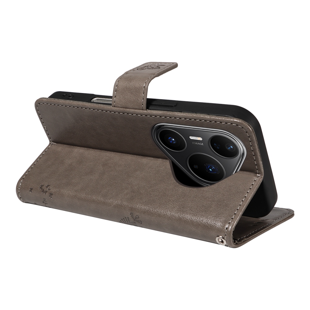 Trees knižkové puzdro na Huawei Pura 80 Pro - šedé