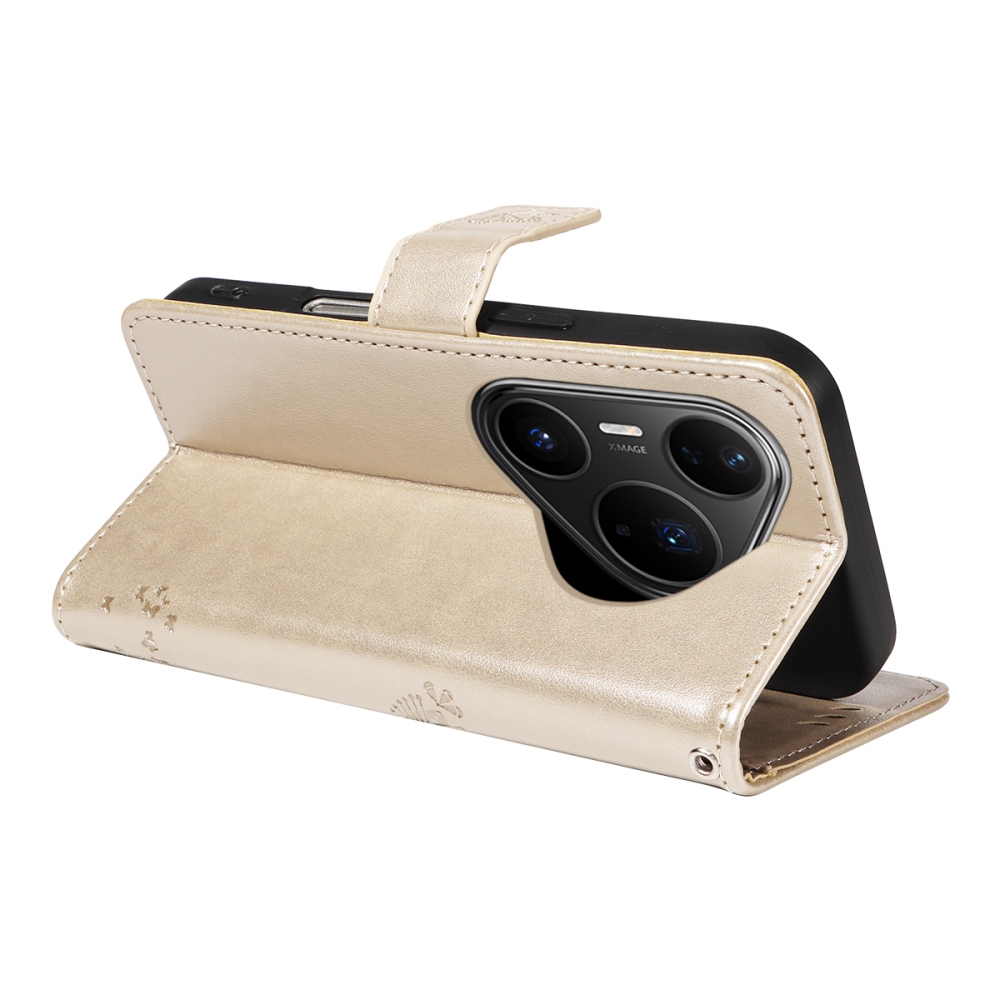 Trees knižkové puzdro na Huawei Pura 80 Pro - zlaté