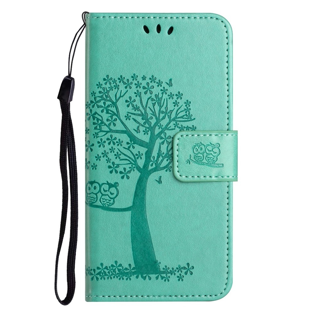 Trees knižkové púzdro na Motorola Moto G86 5G/G86 Power 5G - modrozelené
