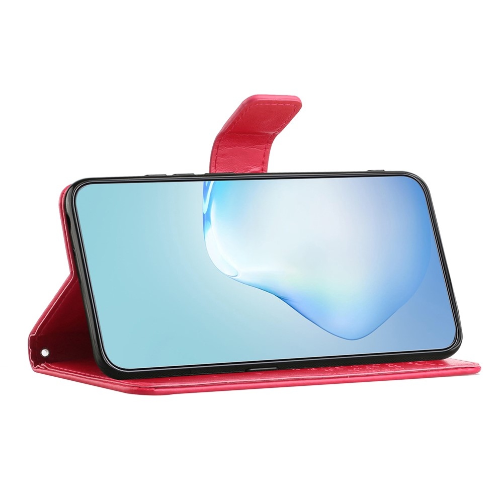 Trees knižkové púzdro na Samsung Galaxy A37 5G - červené