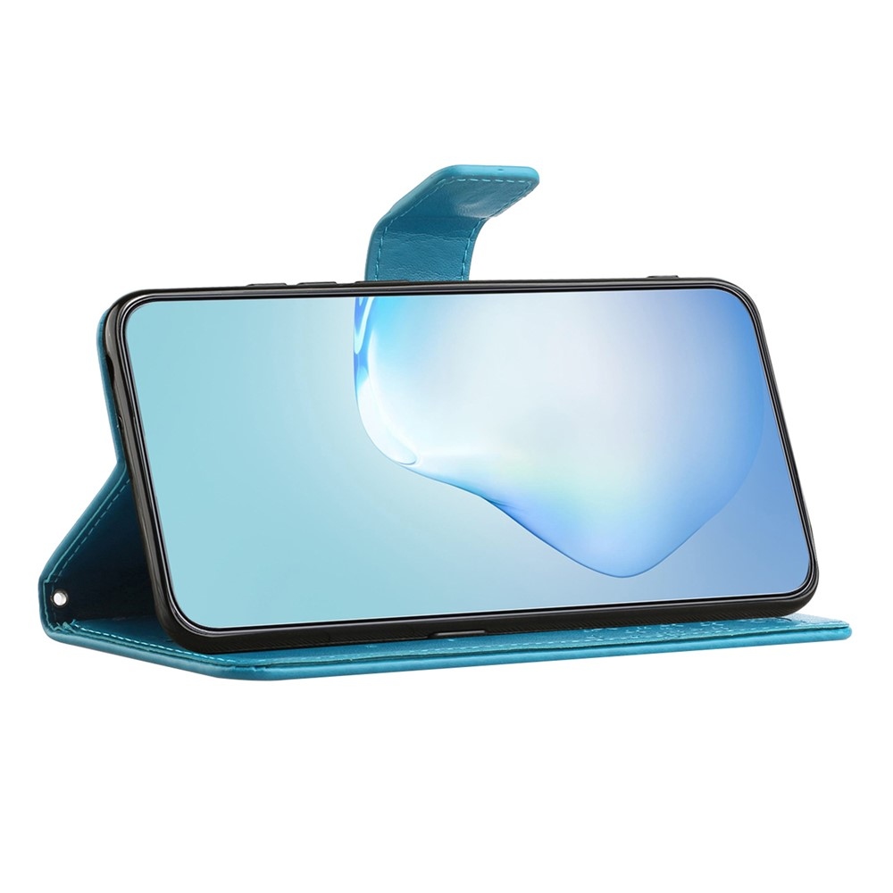 Trees knižkové púzdro na Samsung Galaxy A37 5G - modré