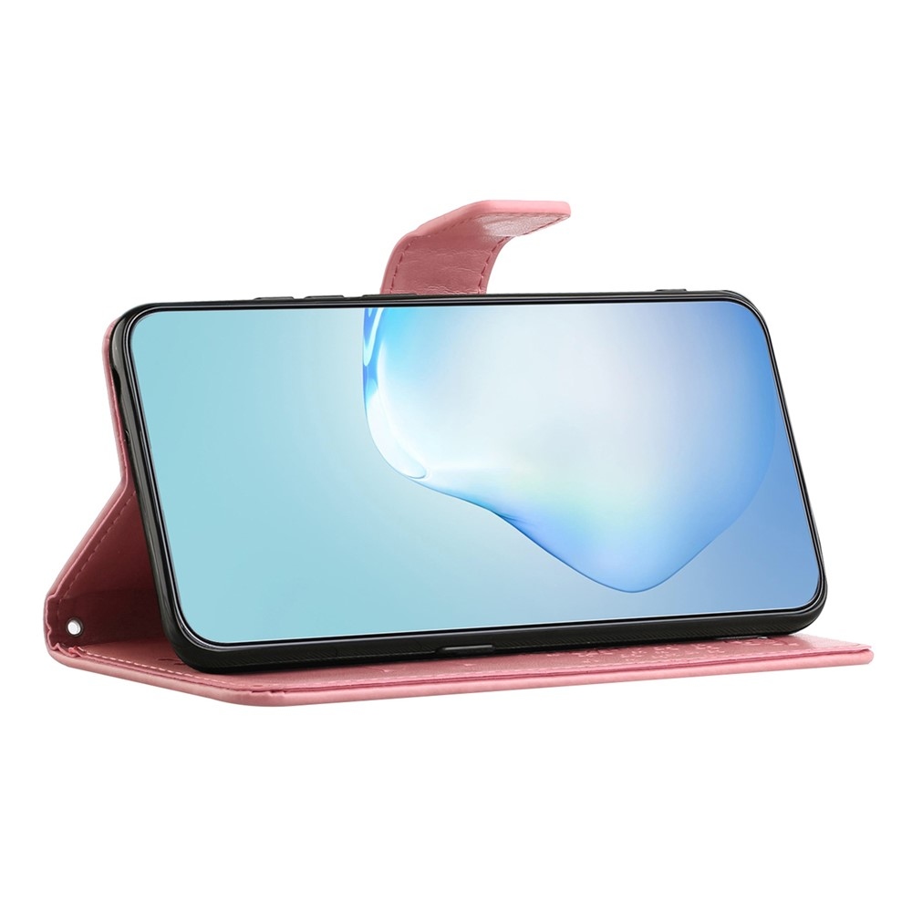 Trees knižkové púzdro na Samsung Galaxy A37 5G - ružové