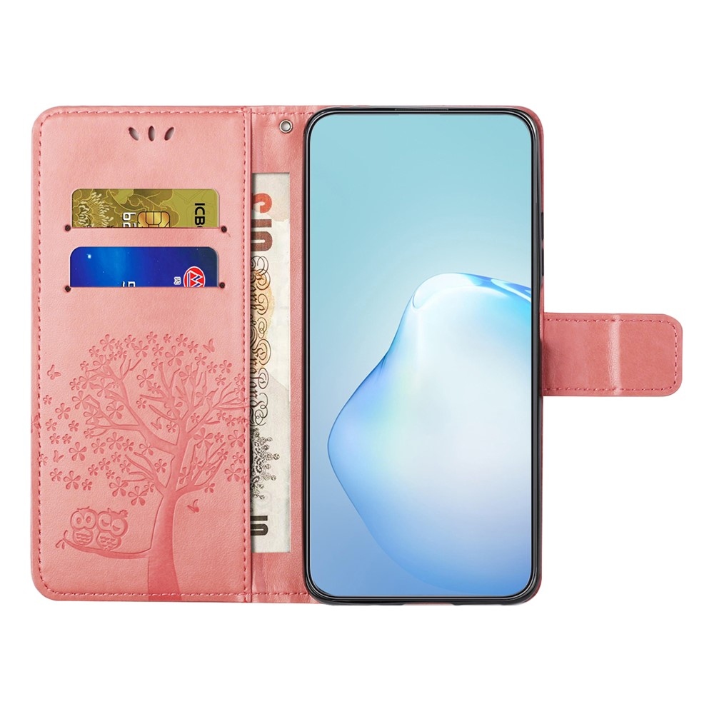 Trees knižkové púzdro na Samsung Galaxy A37 5G - ružové