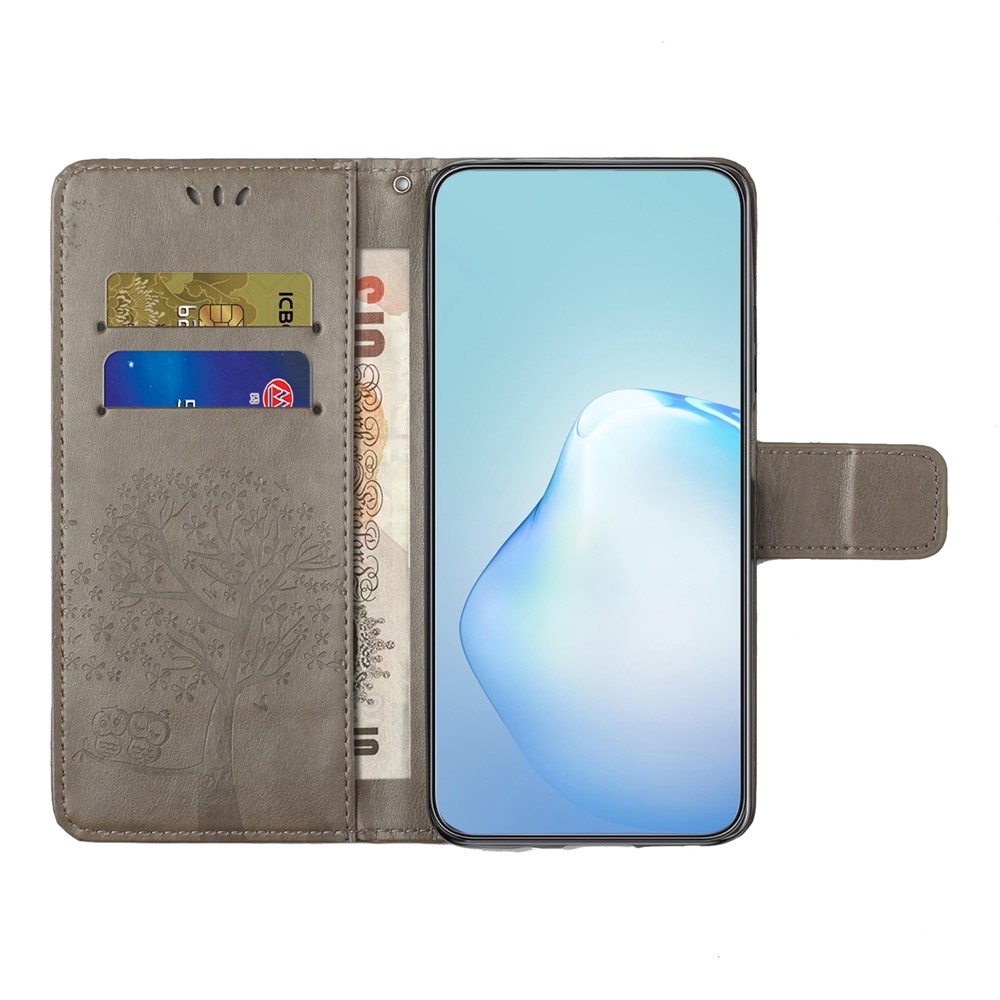 Trees knižkové púzdro na Samsung Galaxy A37 5G - šedé