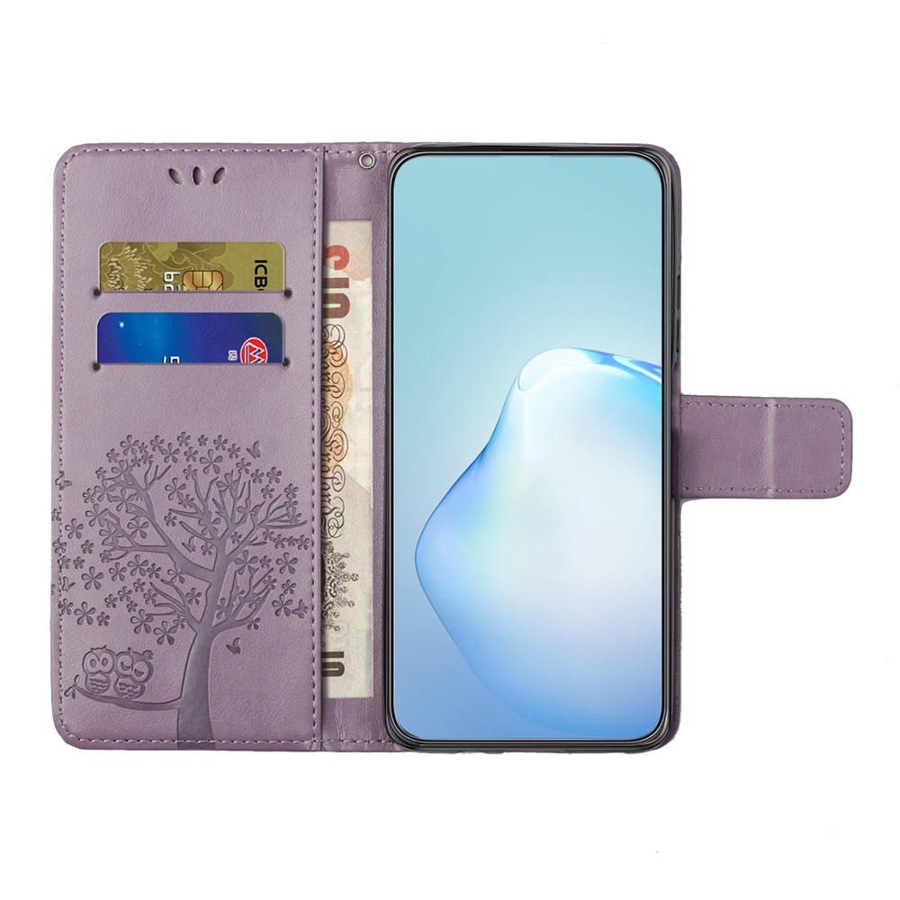 Trees knižkové púzdro na Samsung Galaxy A37 5G - svetlofialové