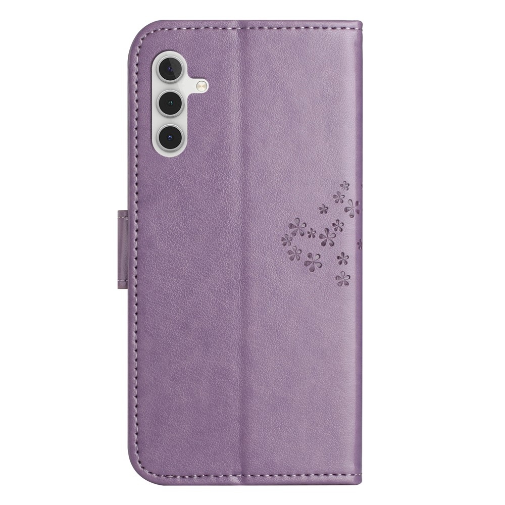 Trees knižkové púzdro na Samsung Galaxy A37 5G - svetlofialové