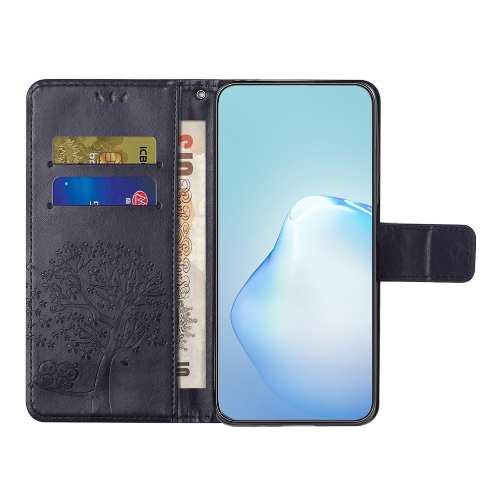 Trees knižkové puzdro na Samsung Galaxy A37 5G - tmavofialové