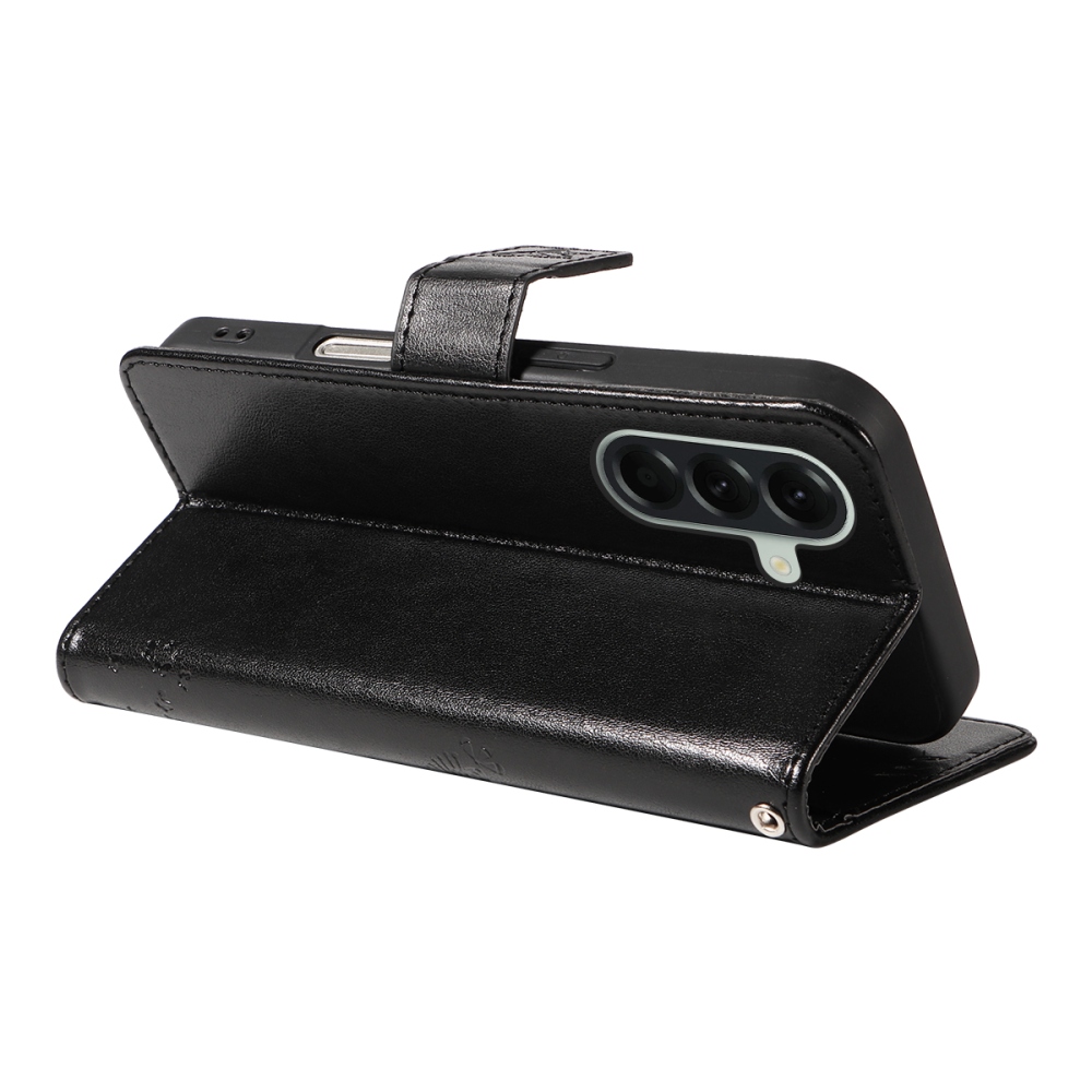 Trees knižkové púzdro na Samsung Galaxy A57 5G - čierne