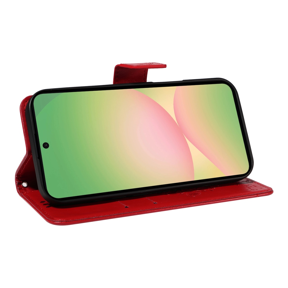 Trees knižkové púzdro na Samsung Galaxy A57 5G - červené