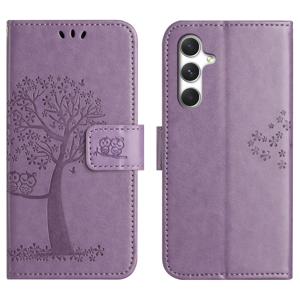 Tree knižkové púzdro na Samsung Galaxy A57 5G - svetlofialové