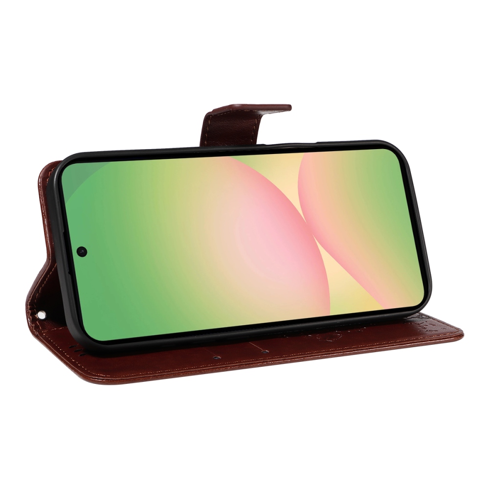 Trees knižkové púzdro na Samsung Galaxy A57 5G - hnedé