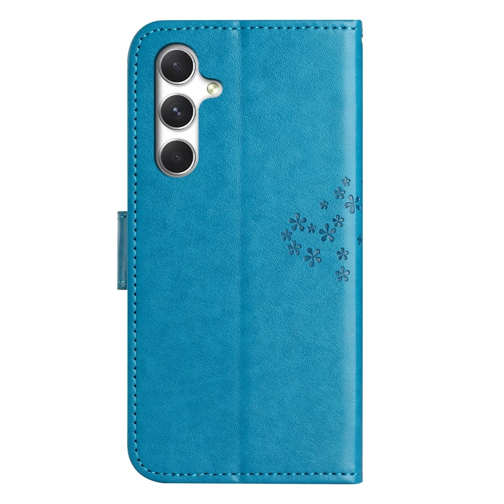 Tree knižkové púzdro na Samsung Galaxy A57 5G - modré