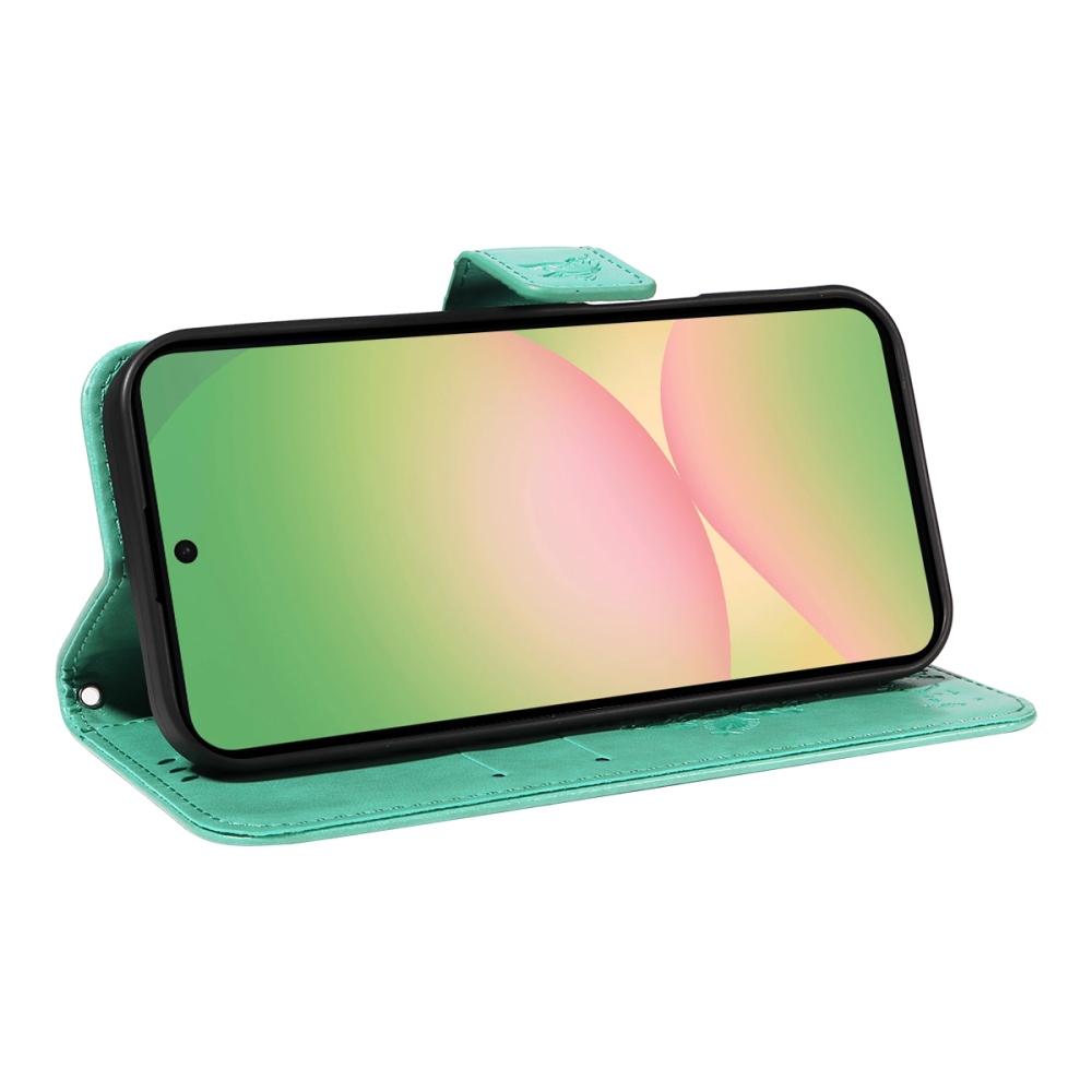 Trees knižkové púzdro na Samsung Galaxy A57 5G - modrozelené