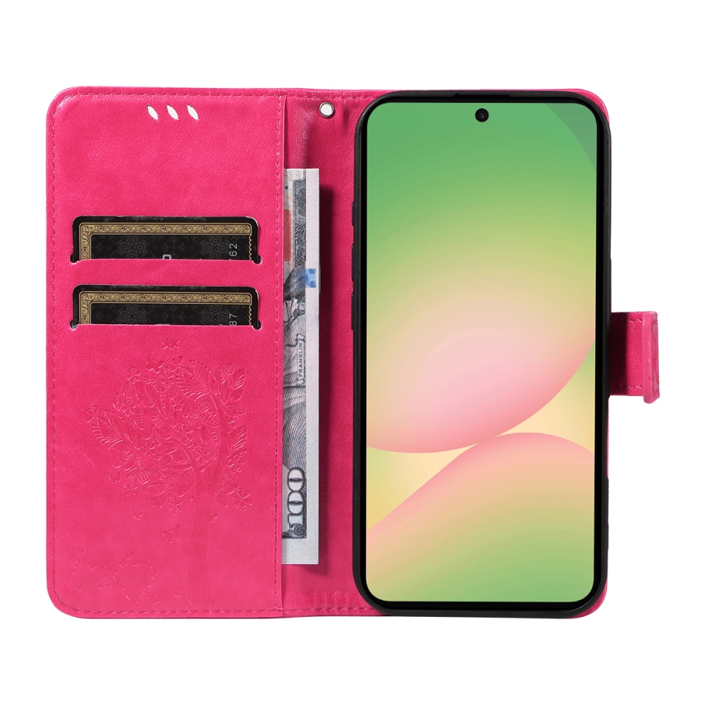Trees knižkové púzdro na Samsung Galaxy A57 5G - rose