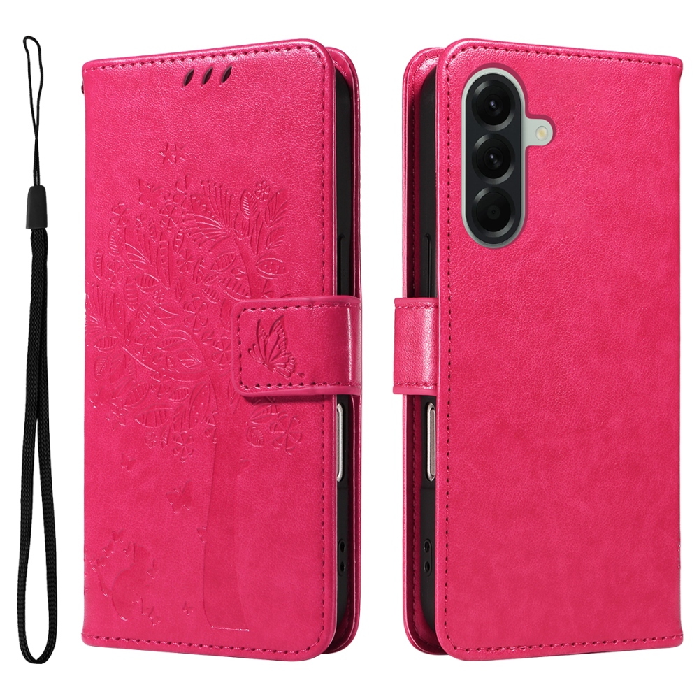 Trees knižkové púzdro na Samsung Galaxy A57 5G - rose