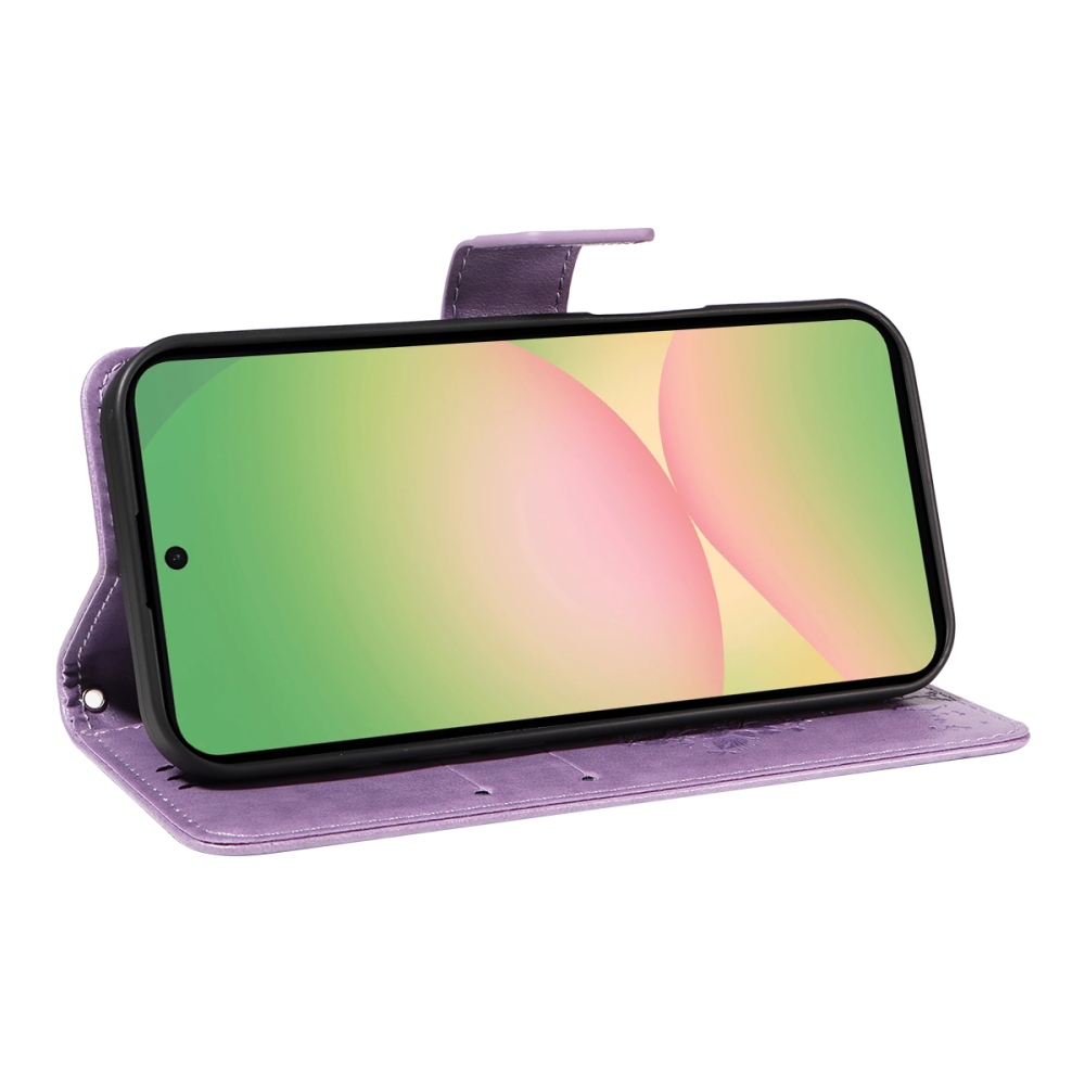 Trees knižkové púzdro na Samsung Galaxy A57 5G - svetlofialové