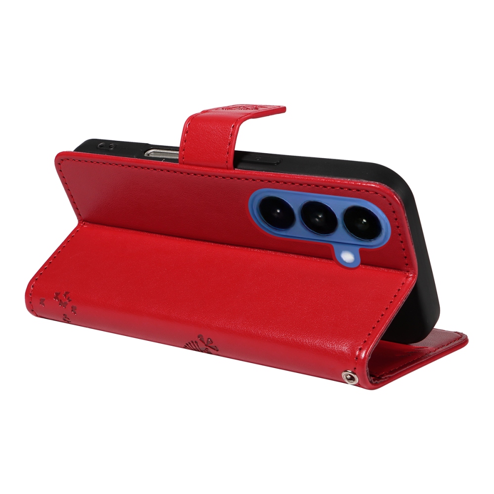 Trees knižkové púzdro na Samsung Galaxy S26+ - červené