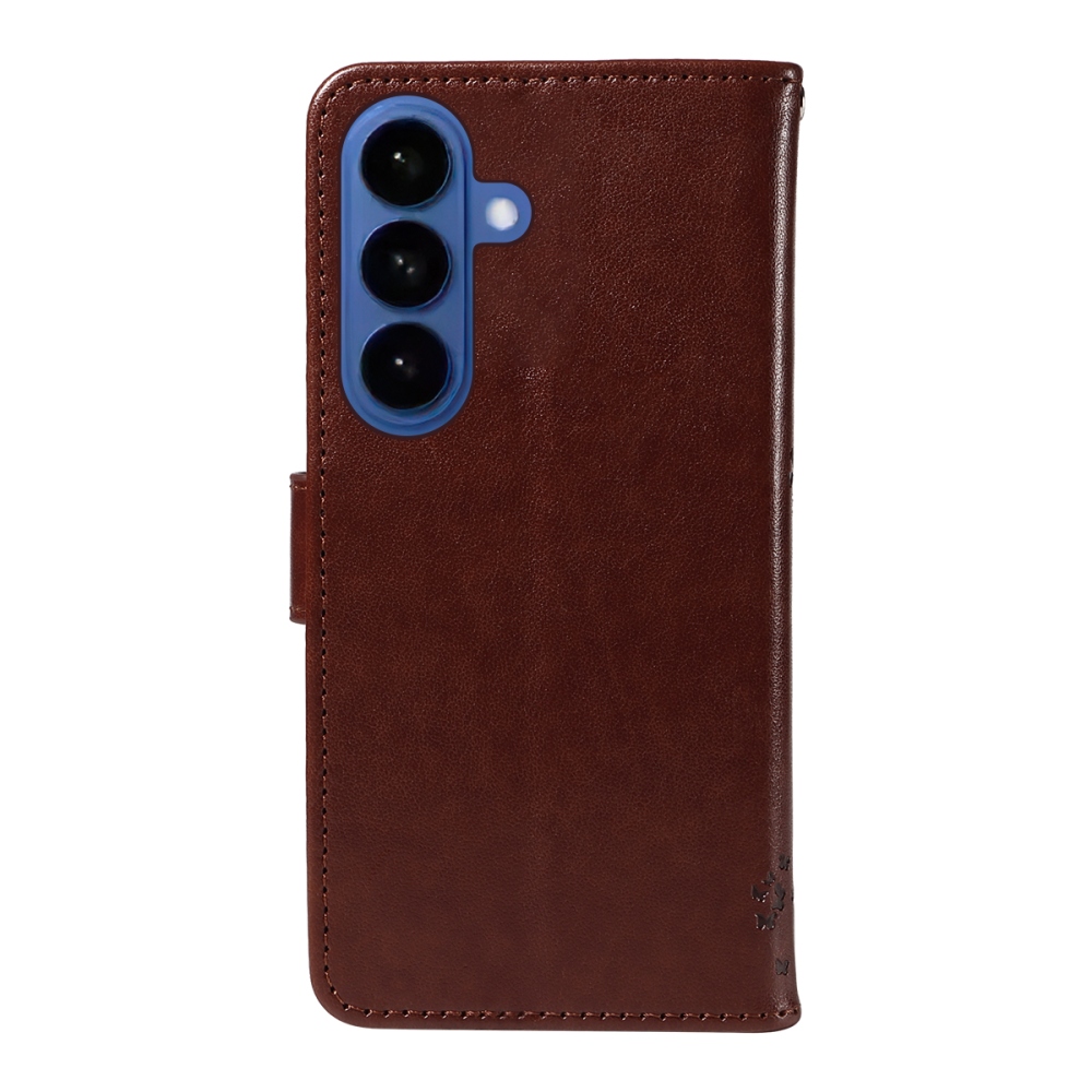 Trees knižkové púzdro na Samsung Galaxy S26+ - hnedé