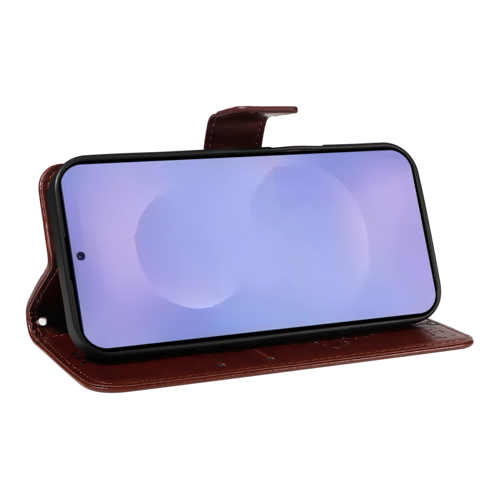 Trees knižkové púzdro na Samsung Galaxy S26+ - hnedé