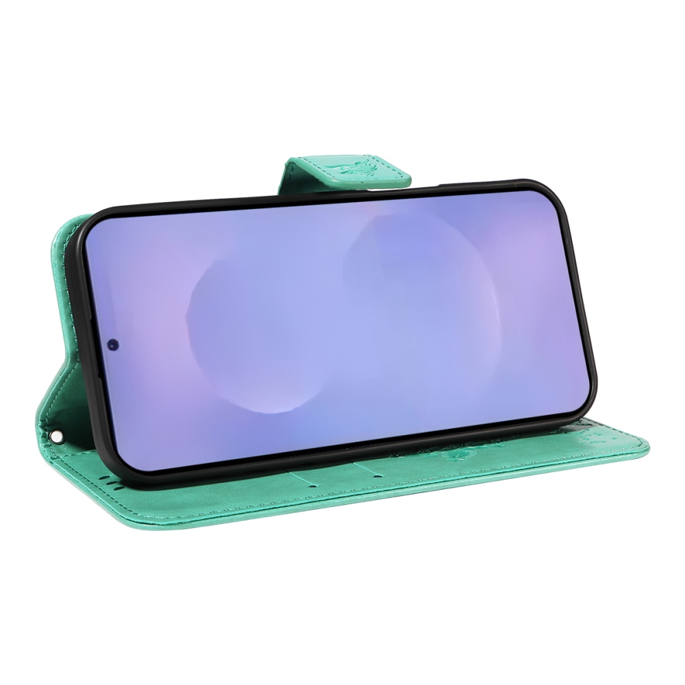 Trees knižkové púzdro na Samsung Galaxy S26+ - modrozelené