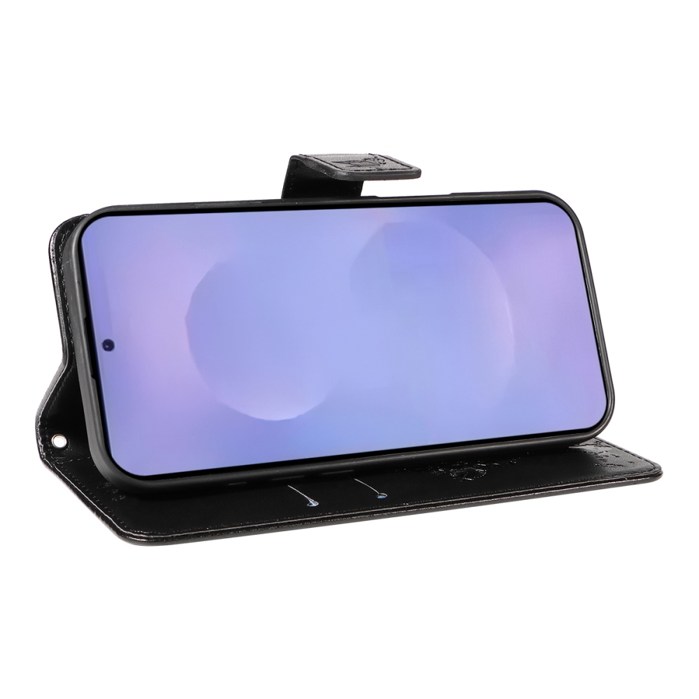 Trees knižkové púzdro na Samsung Galaxy S26/S26 Pro - čierne