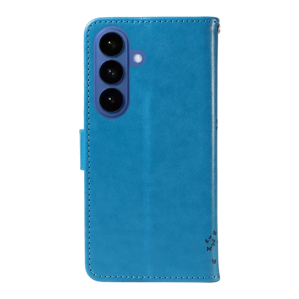 Trees knižkové púzdro na Samsung Galaxy S26/S26 Pro - modré