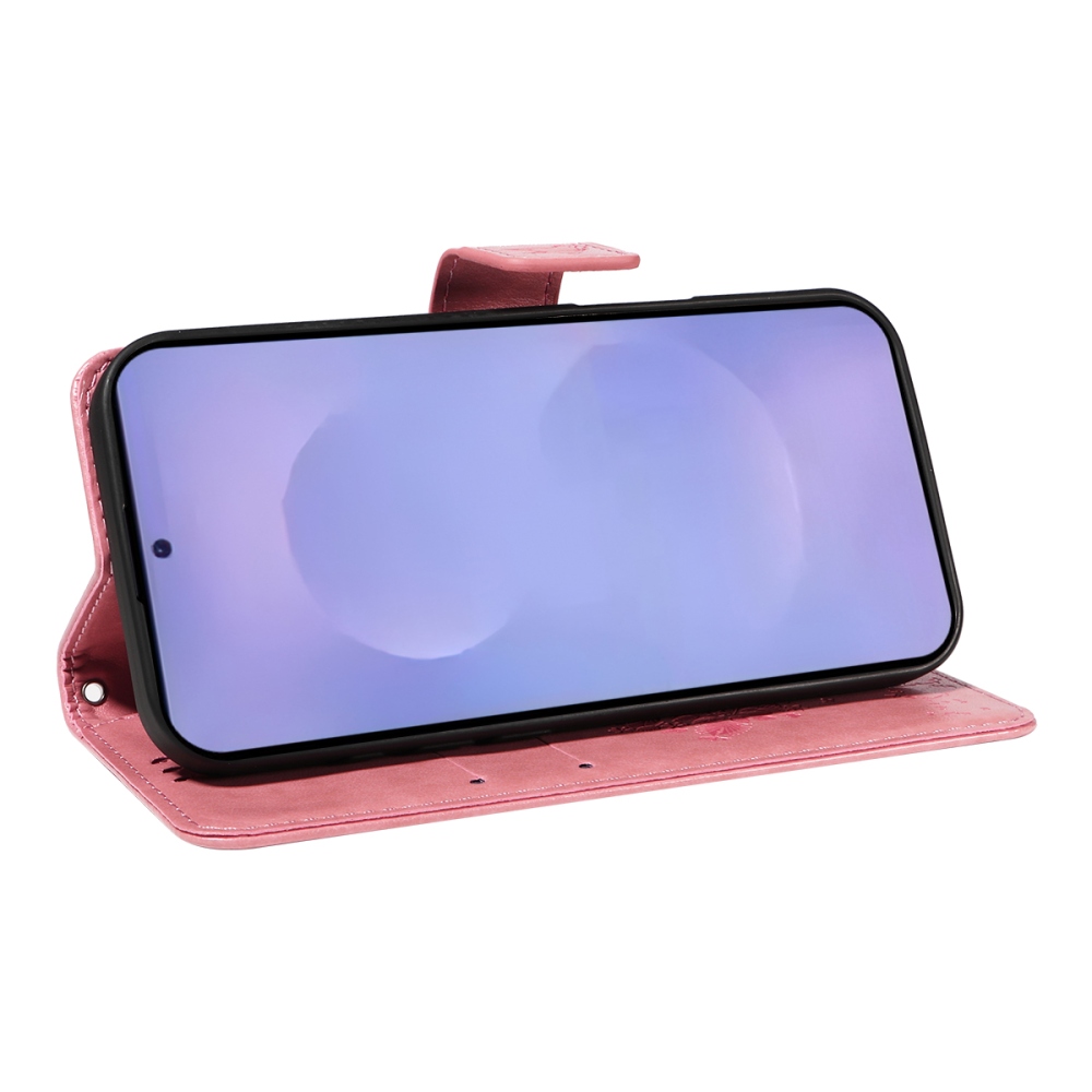 Trees knižkové púzdro na Samsung Galaxy S26/S26 Pro - ružové