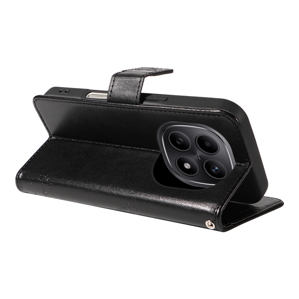 Trees knižkové púzdro na Xiaomi Poco M8 5G/Redmi Note 15 5G/Note 15 4G - čierne