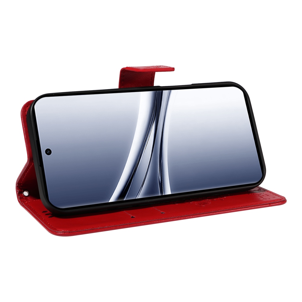 Trees knižkové púzdro na Xiaomi Poco M8 5G/Redmi Note 15 5G/Note 15 4G - červené