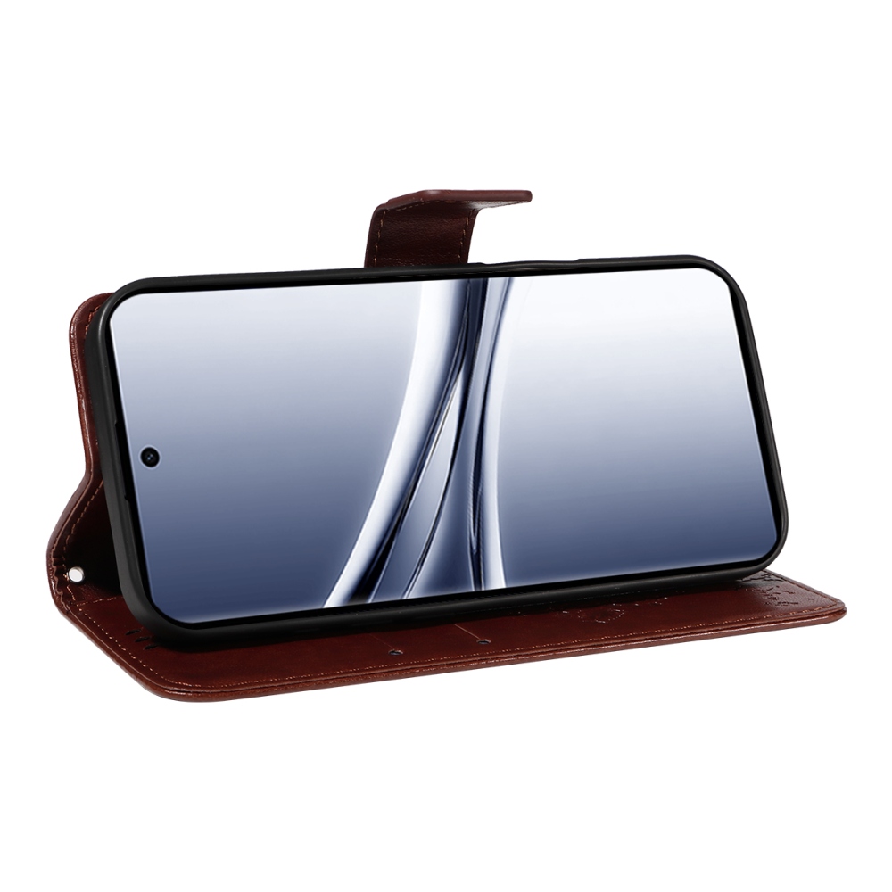 Trees knižkové púzdro na Xiaomi Poco M8 5G/Redmi Note 15 5G/Note 15 4G - hnedé