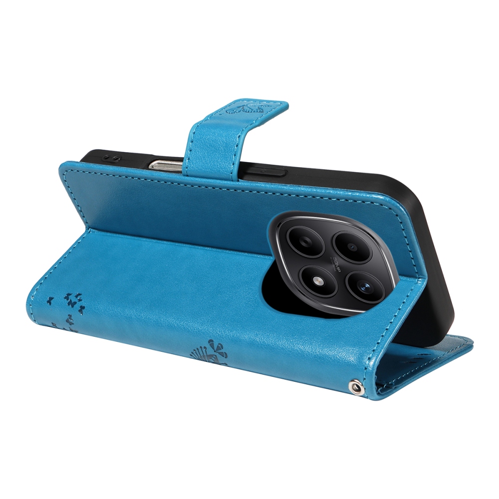 Trees knižkové púzdro na Xiaomi Poco M8 5G/Redmi Note 15 5G/Note 15 4G - modré