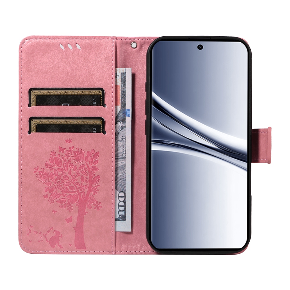 Trees knižkové púzdro na Xiaomi Poco M8 5G/Redmi Note 15 5G/Note 15 4G - ružové