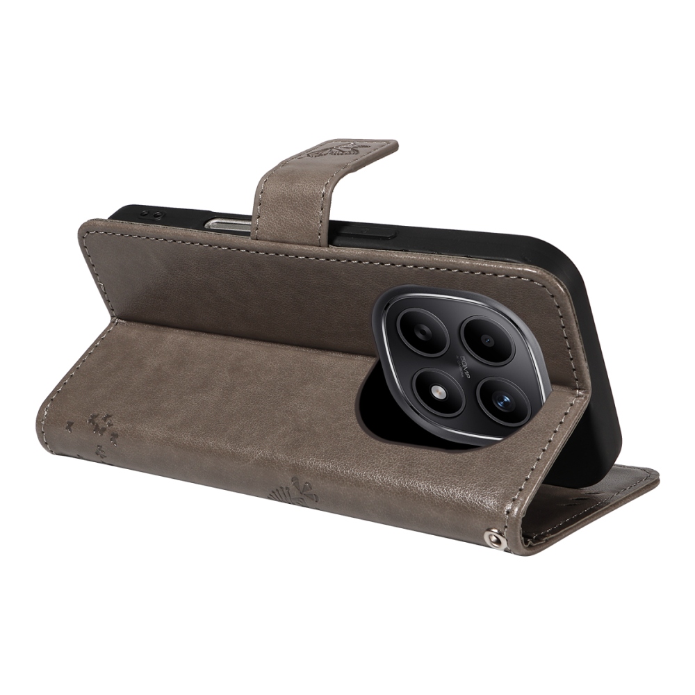 Trees knižkové púzdro na Xiaomi Poco M8 5G/Redmi Note 15 5G/Note 15 4G - šedé