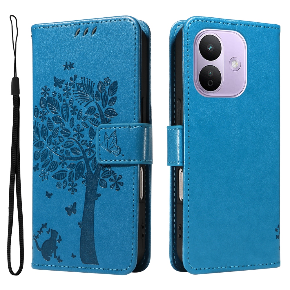 Trees knižkové púzdro na Xiaomi Redmi Note 17 Pro 5G - modré