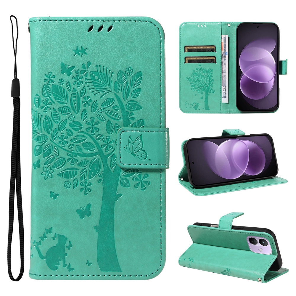 Trees knižkové puzdro na Xiaomi Redmi Note 17 Pro 5G - modrozelené