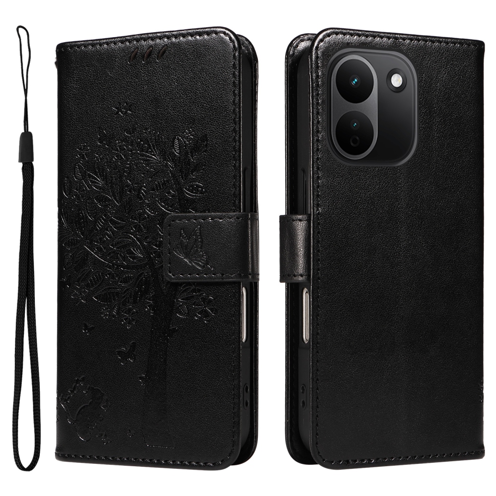 Trees knižkové púzdro na Xiaomi Redmi Note 17 Pro Max 5G - čierne