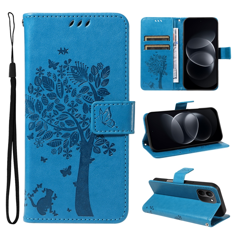 Trees knižkové púzdro na Xiaomi Redmi Note 17 Pro Max 5G - modré