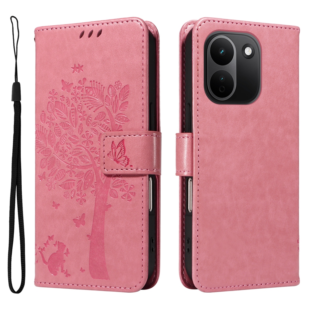 Trees knižkové púzdro na Xiaomi Redmi Note 17 Pro Max 5G - ružové