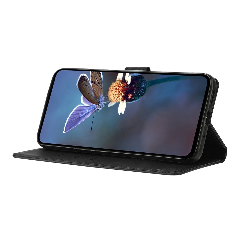 Triangly knižkové púzdro na Samsung Galaxy A37 5G - čierne