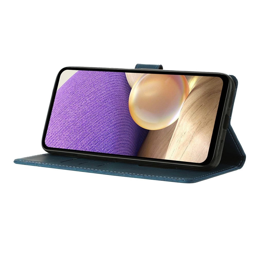 Triangly knižkové púzdro na Xiaomi Redmi Note 15 Pro+ 5G - modré