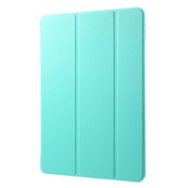 Tripass PU kožené polohovateľné puzdro na iPad Pro 10.5 - cyan