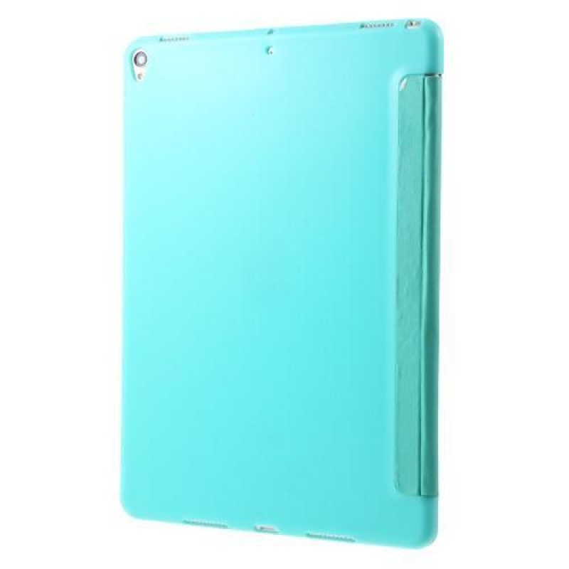 Tripass PU kožené polohovateľné puzdro na iPad Pro 10.5 - cyan