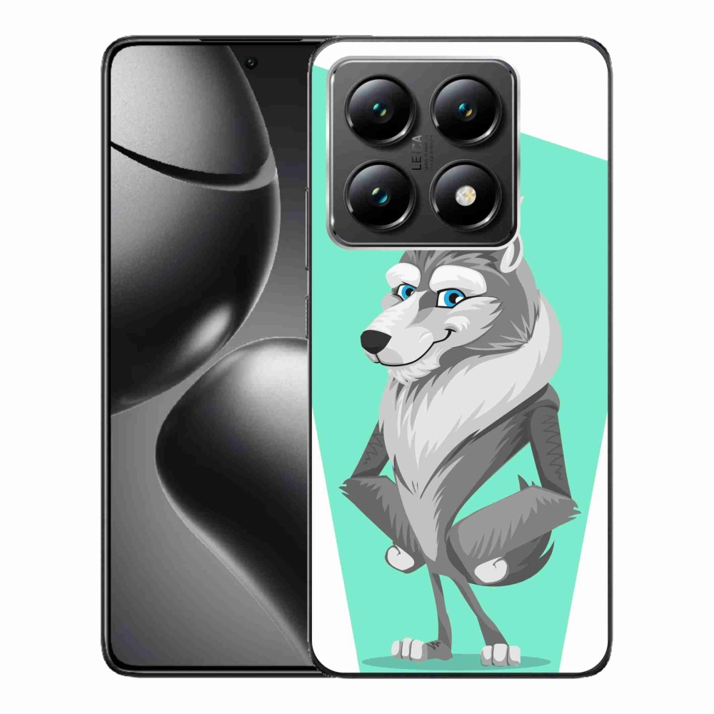 Gélový kryt mmCase na Xiaomi 14T - kreslený vlk