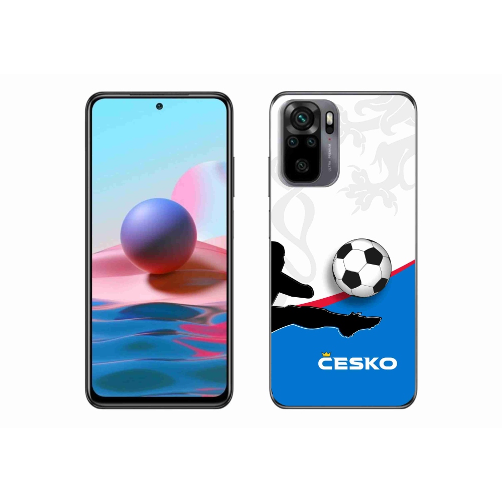 Gélový kryt mmCase na Xiaomi Redmi Note 10S - futbal Česko 3