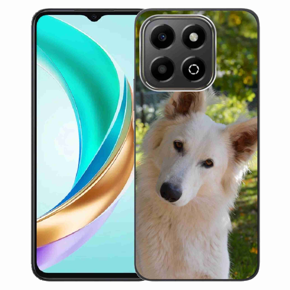 Gélový kryt mmCase na Honor X6b - biely švajčiarsky ovčiak 1