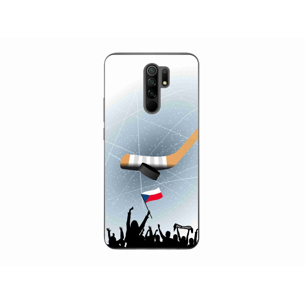 Gélový kryt mmCase na Xiaomi Redmi 9 - fanúšikovia hokeja