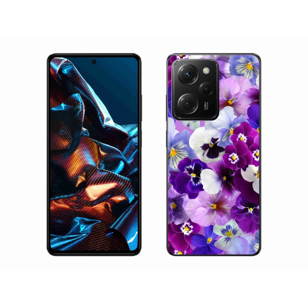 Gélový kryt mmCase na Xiaomi Poco X5 Pro 5G - kvety 9